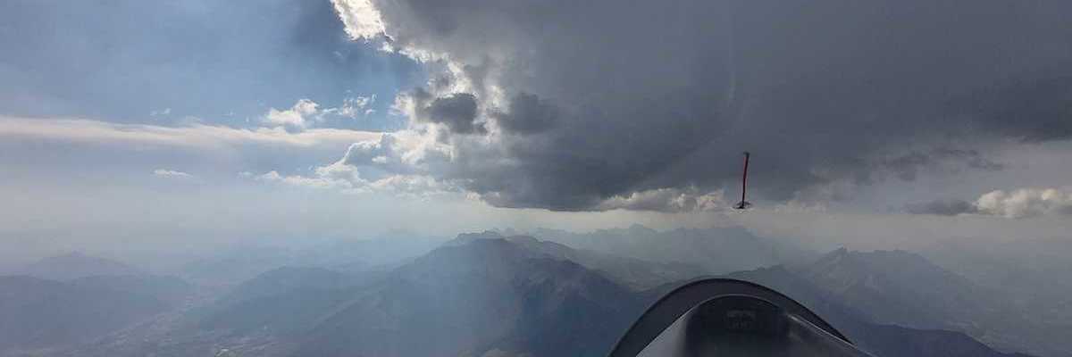 Flugwegposition um 16:13:06: Aufgenommen in der Nähe von Département Hautes-Alpes, Frankreich in 3420 Meter